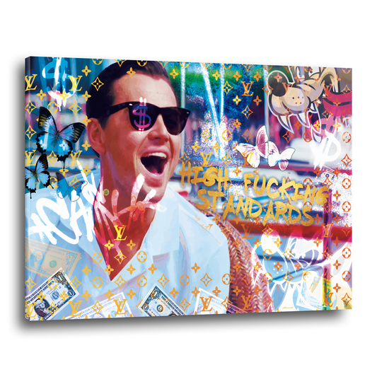 Wandbild Wolf of Wall Street