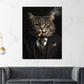 Wandbild Boss Kater im Anzug Erfolg modern Katze