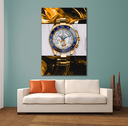 Wandbild Geld & Erfolg Luxury Lifestyle Uhr