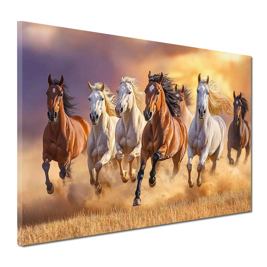 Wandbild wilde Pferde im Galopp Natur Freiheit Dynamik modern