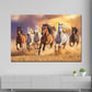 Wandbild wilde Pferde im Galopp Natur Freiheit Dynamik modern
