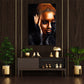Frau Abstract Gold Edition auf Alu-Dibond