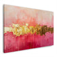 Abstrakte Malerei rosa Gold modern elegant Wandbild – 3D Mockup