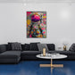 Astronaut Pop Art Weltraum Street Art Wandbild