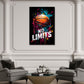 Basketball in Pop Art Splash Motivation No Limits Wandbild