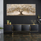 Baum Landschaft goldene Blätter abstrakt Natur Wandbild
