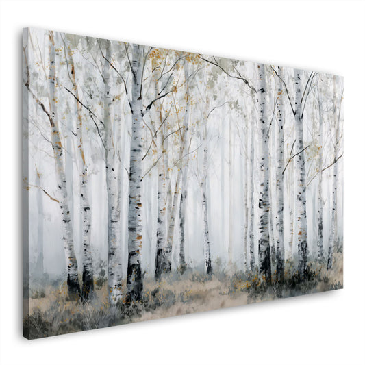 Birkenwald Landschaft ruhige Natur Wandbild
