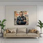 Bond Mission mit Graffiti Schriftzügen Street Art Wandbild