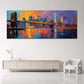 Brooklyn Bridge Abendstimmung Panorama Wandbild