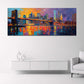Brooklyn Bridge Abendstimmung Panorama Wandbild