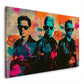 Depeche Mode Pop Art Männer Porträt modernes Wandbild