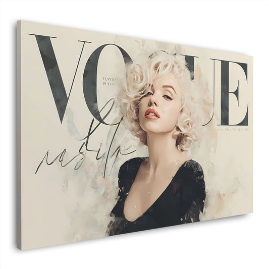 Elegante Marilyn Porträt Ikone Wandbild