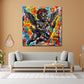 Engel mit Flasche Love Pop Art Wandbild im Wohnzimmer