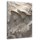Frauen Skulptur Relief Schmetterlinge elegant Wandbild