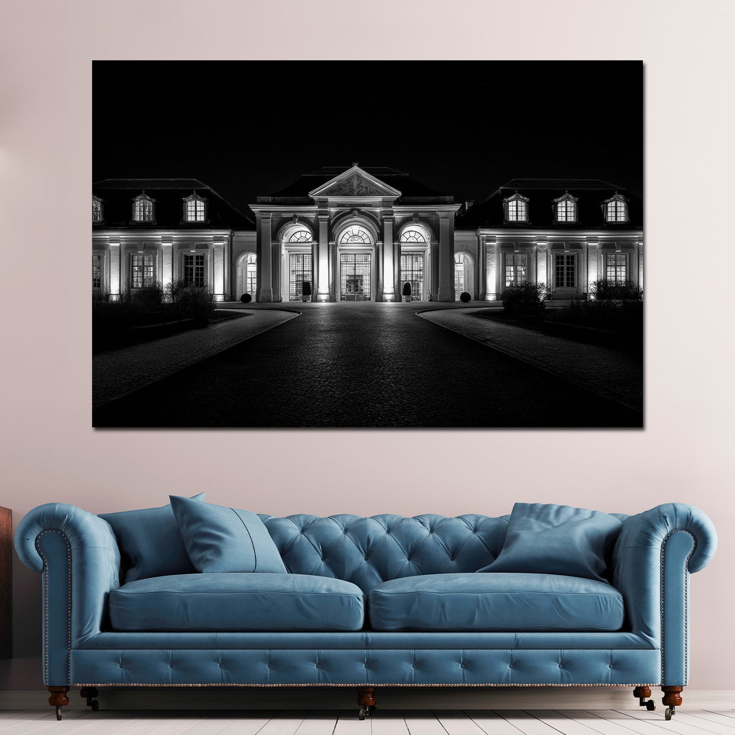 Galerie Herrenhausen Hannover schwarz weiß Architektur Wandbild