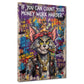 Gangster Kater mit Maus Count Your Money Graffiti Wandbild