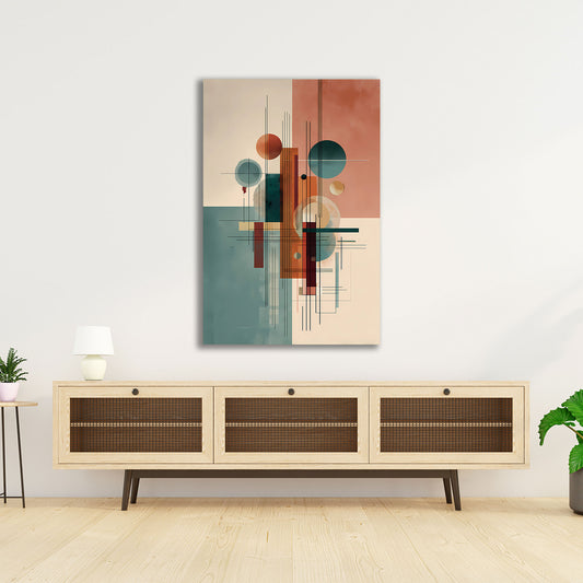 Geometrische Formen Abstrakte Kunst Wandbild