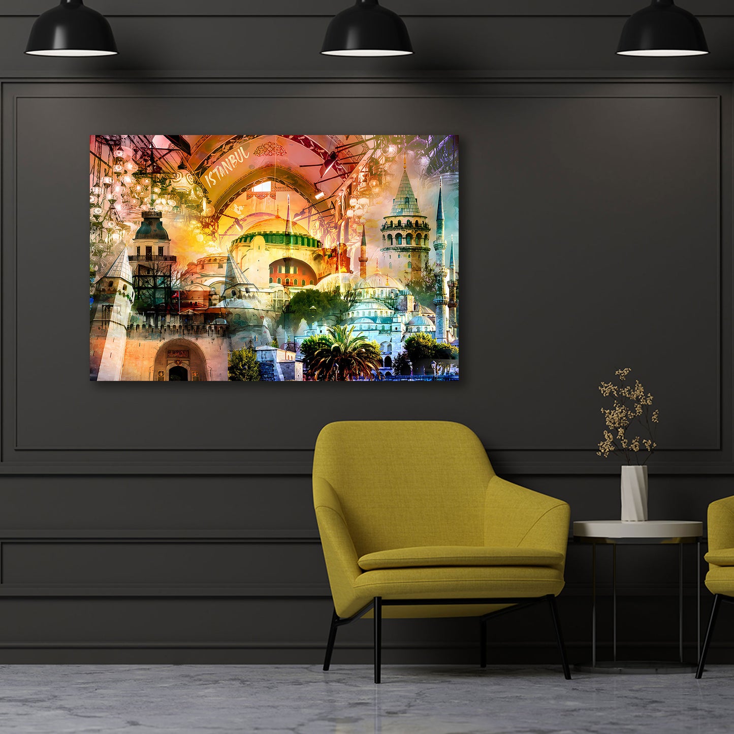 Istanbul Ayasofya Moschee Basar Architektur Wandbild