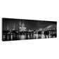 Köln bei Nacht mit Dom und Brücke am Rhein Panorama Wandbild