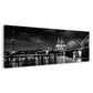 Köln Skyline mit Dom und Brücke bei Nacht Panorama Wandbild