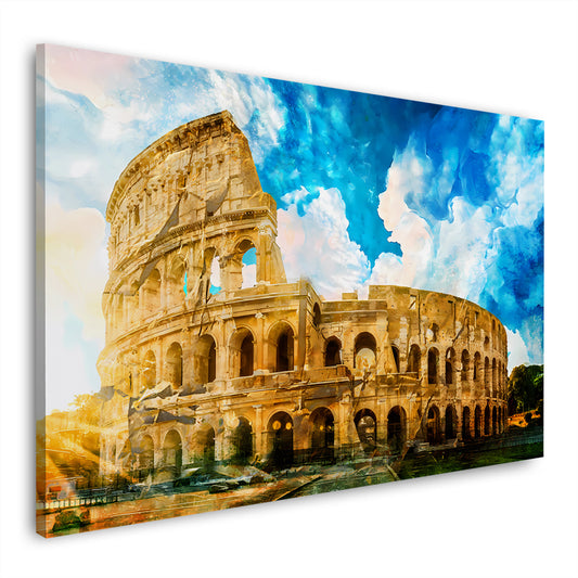 Kolosseum Rom antikes Bauwerk Architektur Wandbild