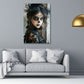 La Catrina Portrait dunkel und elegant Wandbild