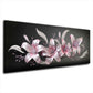 Lilien Rosa Blüten 3D Effekt Eleganz Wandbild