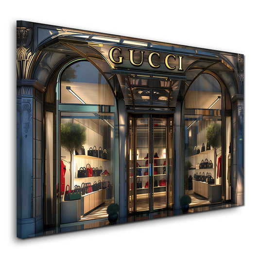 Luxus Store Eingang Boutique für Handtaschen Wandbild