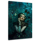 Madonna Fashion Portraet mit Schmetterlingen als Wandbild