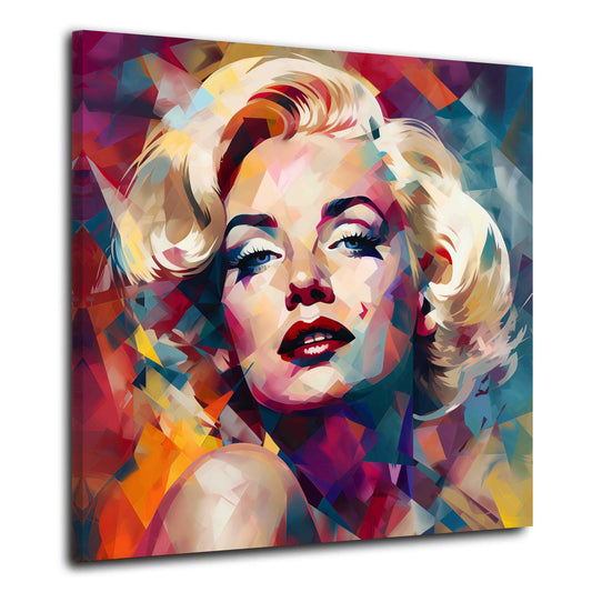 Marilyn abstraktes Pop Art Porträt Wandbild