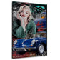 Marilyn Porsche Klassiker Retro Pop Art Wandbild