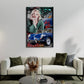 Marilyn Porsche Klassiker Retro Pop Art Wandbild