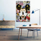 Comic Maus Pop Art Street Art als Leinwandbild