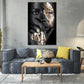 Afrikanische Frau Blue Eyes als Alu-Dibond Bild
