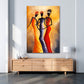 Afrikanische Frauen als Acrylglasbild im Wohnzimmer