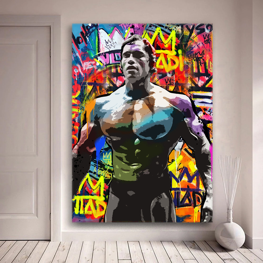 Wandbild Bodybuilder Pop Art Bodybuiling