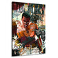 Wandbild Boxer im bunten Colour Pop Art Stil