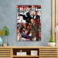 Bond Pop Art Wandbild als Alu-Dibond Bild