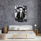 Karl Pop Art schwarz weiss Wandbild