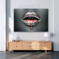 Wandbild Lippen Erotik Silver Style