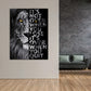 Löwe Motivation Wandbild als Leinwandbild