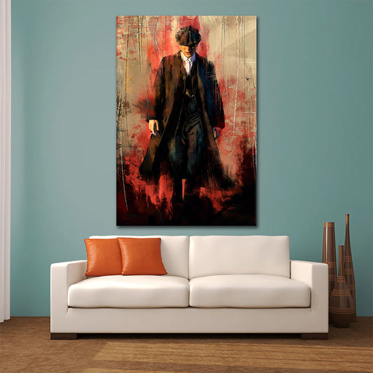 Blinders Abstract Style Wandbild als Acrylglasbild
