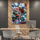 Pop Art Sportwagen als Leinwandbild