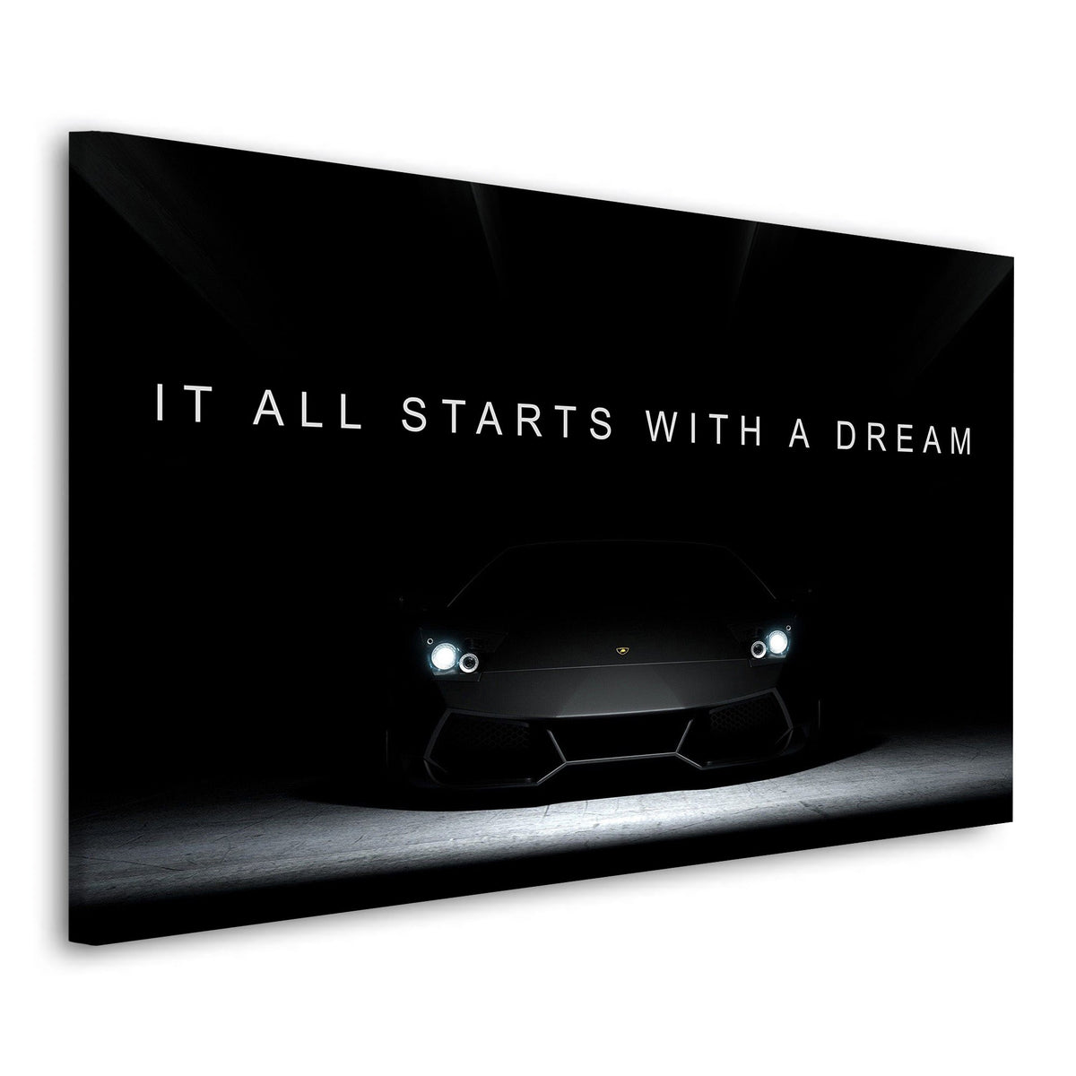 It Starts With A Dream – Wandbild