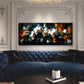 Orchidee modern abstrakt Blumen Wandbild