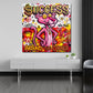 Rosa Panther Success Pop Art Wandbild an der Wand im Raum