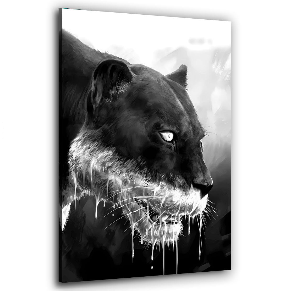 Panther Porträt Nahaufnahme – Wandbild
