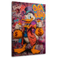 Pop Art Comic Ente Geld Säcke Dollar Cash is King Wandbild
