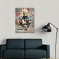Pop Art Duck mit Basketball im Street Art Style Wandbild