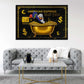 Pop Art Duck Geld Reichtum Luxus American Success Wandbild
